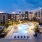 Resort-style saltwater pool with sundeck & poolside cabanas